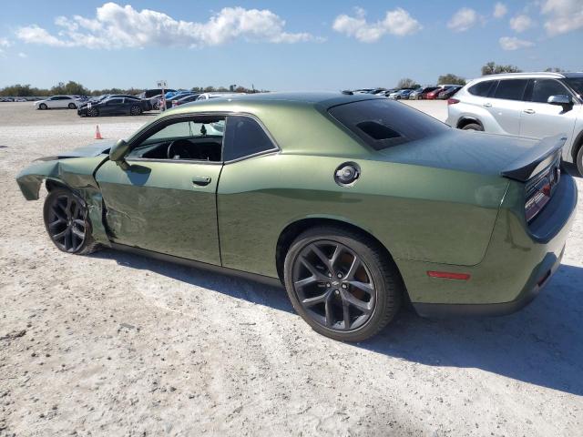 2C3CDZAG8NH233536 - 2022 DODGE CHALLENGER SXT GREEN photo 2