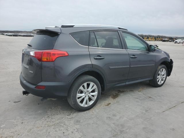 2T3YFREV2FW232498 - 2015 TOYOTA RAV4 LIMITED GRAY photo 3