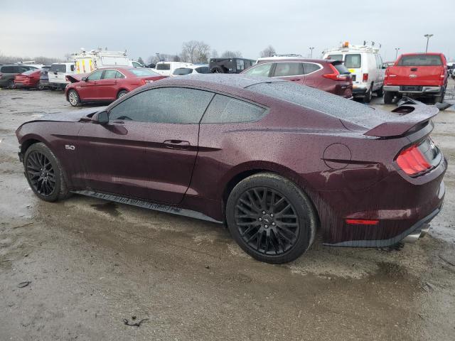 1FA6P8CF3J5122012 - 2018 FORD MUSTANG GT MAROON photo 2