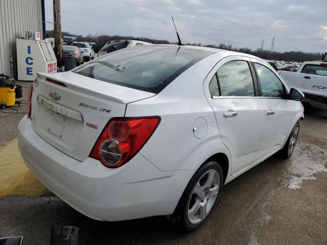 1G1JE5SB1E4190126 - 2014 CHEVROLET SONIC LTZ WHITE photo 3