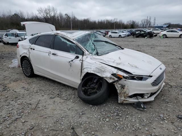 3FA6P0T96HR219871 - 2017 FORD FUSION SE WHITE photo 4