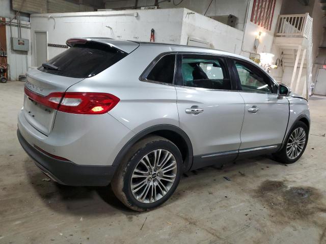 2LMTJ8LR5GBL84224 - 2016 LINCOLN MKX RESERVE SILVER photo 3