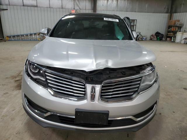 2LMTJ8LR5GBL84224 - 2016 LINCOLN MKX RESERVE SILVER photo 5