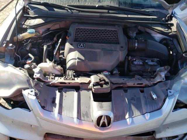 5J8TB18207A003649 - 2007 ACURA RDX SILVER photo 12