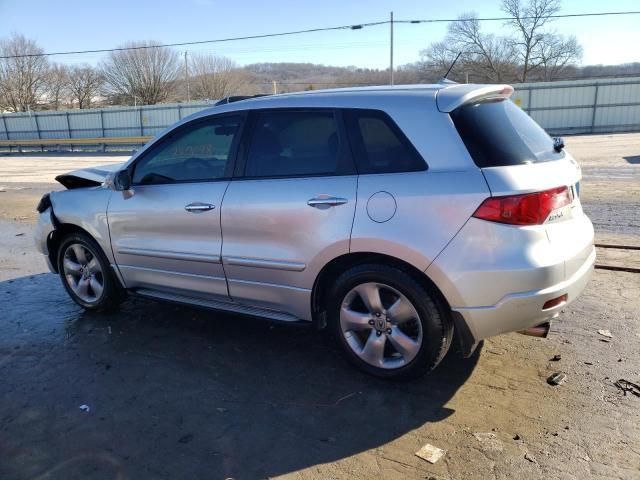 5J8TB18207A003649 - 2007 ACURA RDX SILVER photo 2