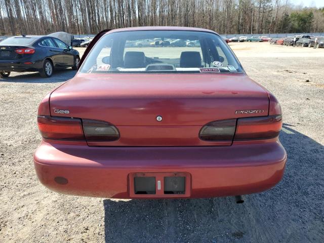 1Y1SK5266TZ001084 - 1996 GEO PRIZM BASE BURGUNDY photo 6