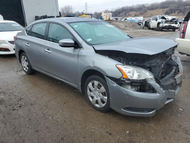 3N1AB7AP9EY284599 - 2014 NISSAN SENTRA S SILVER photo 4