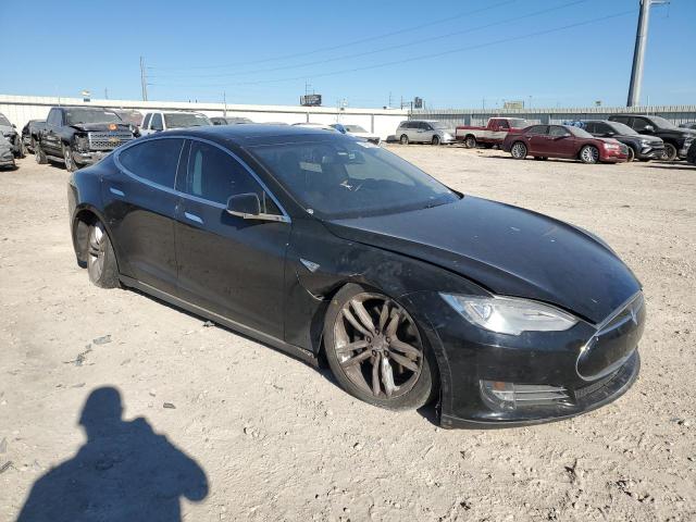 5YJSA1H10FFP74932 - 2015 TESLA MODEL S 85 BLACK photo 4