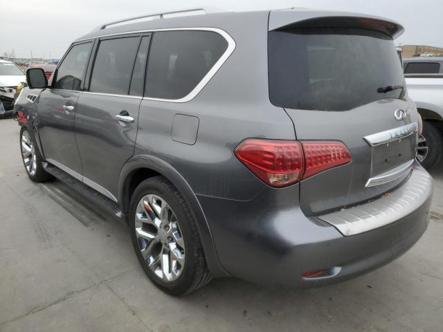 JN8AZ2NE7H9158860 - 2017 INFINITI QX80 BASE GRAY photo 2