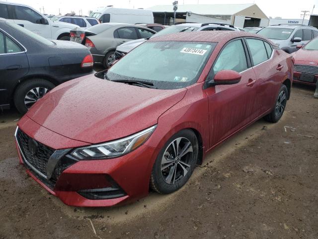 3N1AB8CV5NY230752 - 2022 NISSAN SENTRA SV RED photo 1