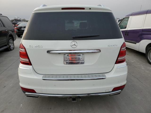 4JGBF7BE5CA761674 - 2012 MERCEDES-BENZ GL 450 4MATIC WHITE photo 6