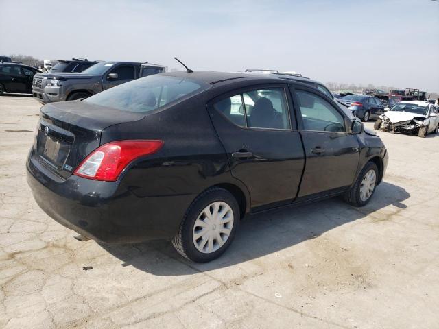 3N1CN7AP4CL802662 - 2012 NISSAN VERSA S BLACK photo 3