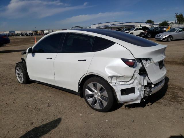 5YJYGDEEXMF296727 - 2021 TESLA MODEL Y WHITE photo 2