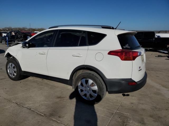 JTMZFREV4EJ008327 - 2014 TOYOTA RAV4 LE WHITE photo 2