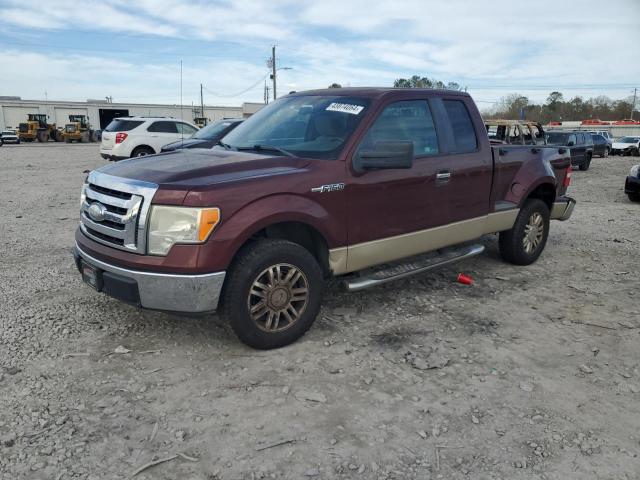 1FTRX02V19KC22950 - 2009 FORD F150 SUPER CAB BURGUNDY photo 1