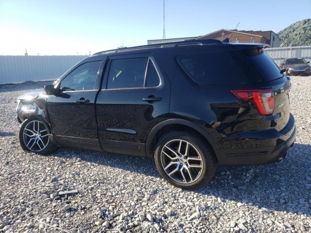 1FM5K8GT2JGB29490 - 2018 FORD EXPLORER SPORT BLACK photo 2