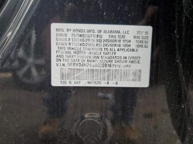 5FRYD4H24GB028916 - 2016 ACURA MDX BLUE photo 13