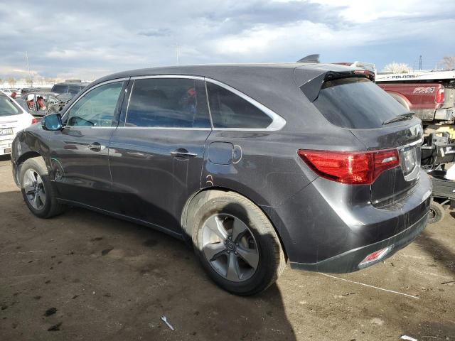 5FRYD4H24GB028916 - 2016 ACURA MDX BLUE photo 2