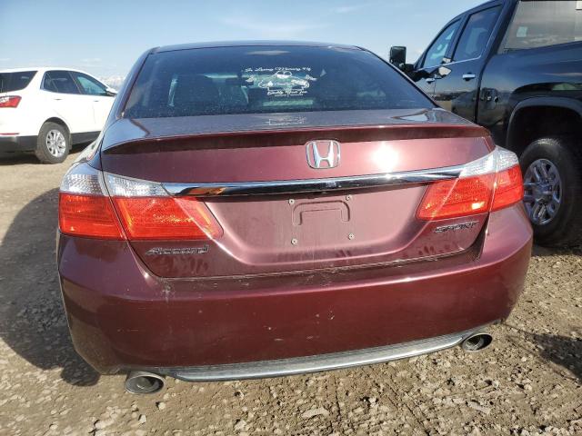 1HGCR2F50FA148171 - 2015 HONDA ACCORD SPORT BURGUNDY photo 6