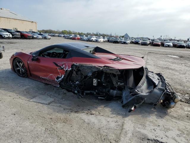 1G1YC3D45M5114571 - 2021 CHEVROLET CORVETTE STINGRAY 3LT RED photo 2