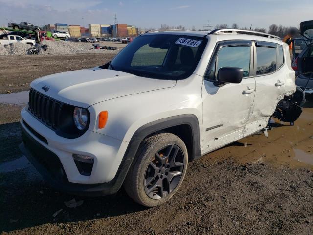 ZACNJDBB3MPM40834 - 2021 JEEP RENEGADE LATITUDE WHITE photo 1