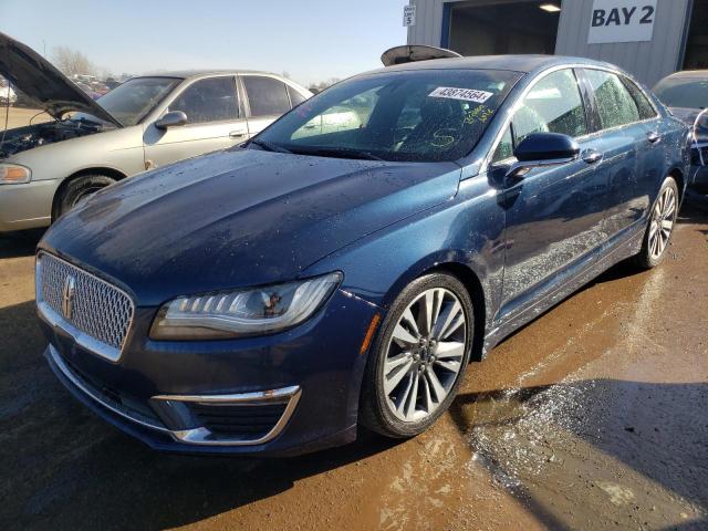 3LN6L5F93HR622541 - 2017 LINCOLN MKZ RESERVE ლურჯი ფოტო 1
