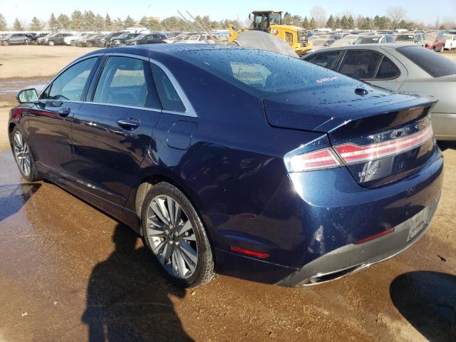 3LN6L5F93HR622541 - 2017 LINCOLN MKZ RESERVE BLUE photo 2