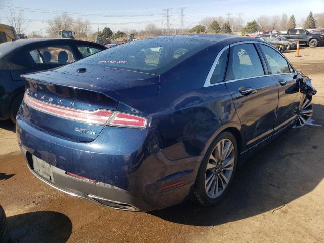 3LN6L5F93HR622541 - 2017 LINCOLN MKZ RESERVE ლურჯი ფოტო 3