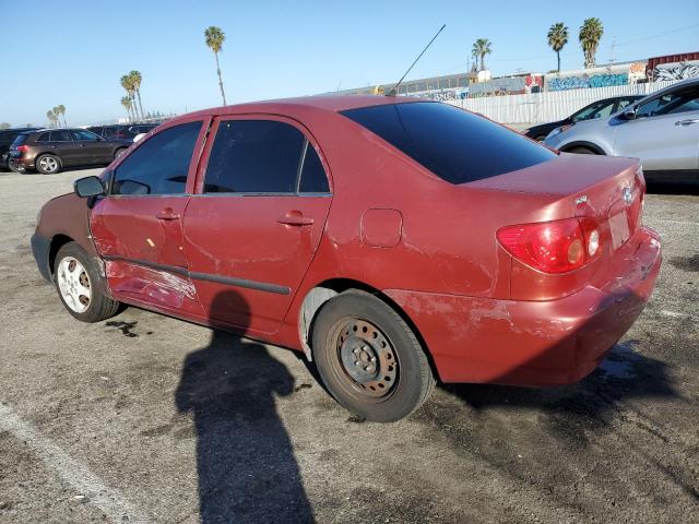 JTDBR32E960067228 - 2006 TOYOTA COROLLA CE RED photo 2