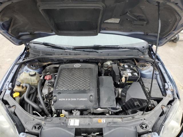 JM1BK34L271626291 - 2007 MAZDA SPEED 3 BLUE photo 11