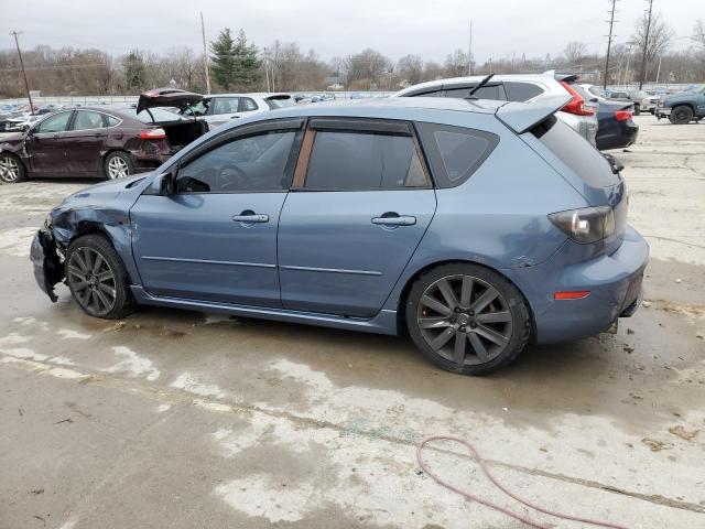 JM1BK34L271626291 - 2007 MAZDA SPEED 3 BLUE photo 2