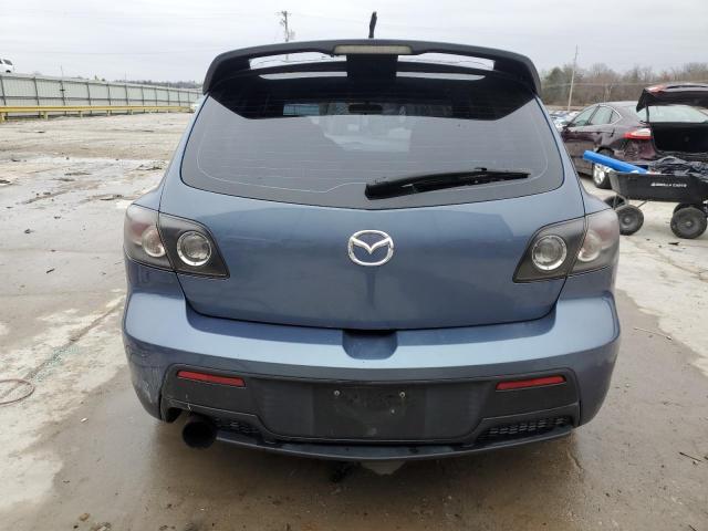 JM1BK34L271626291 - 2007 MAZDA SPEED 3 BLUE photo 6