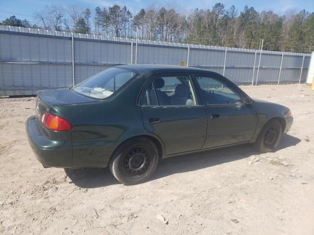 1NXBR12E5YZ381440 - 2000 TOYOTA COROLLA VE GREEN photo 3