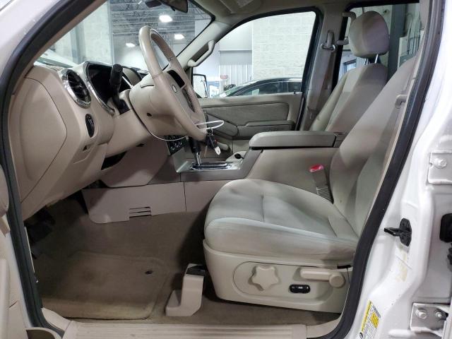 1FMEU73E76UA80615 - 2006 FORD EXPLORER XLT WHITE photo 7