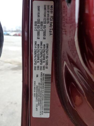 ZFBERFAT4G6B04673 - 2016 RAM PROMASTER BURGUNDY photo 12