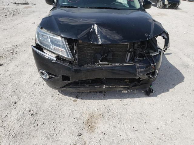 5N1AR2MM8EC694733 - 2014 NISSAN PATHFINDER S BLACK photo 9