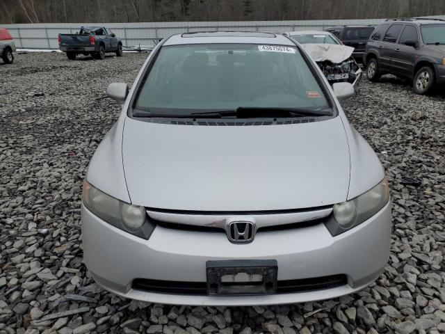 2HGFA16877H305786 - 2007 HONDA CIVIC EX SILVER photo 5