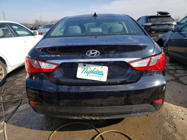 5NPEB4AC3EH858234 - 2014 HYUNDAI SONATA GLS BLACK photo 6