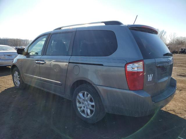 KNDMH4C34A6361639 - 2010 KIA SEDONA EX GRAY photo 2