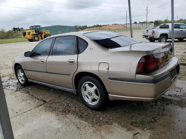 2G1WF52E539170064 - 2003 CHEVROLET IMPALA BROWN photo 2