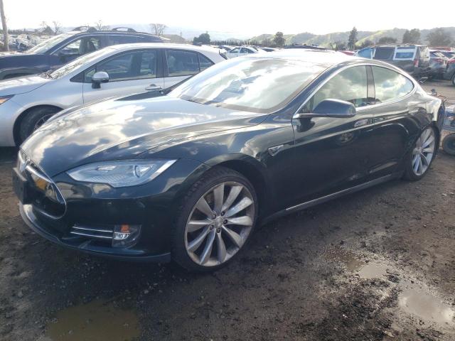 5YJSA1DN3DFP04153 - 2013 TESLA MODEL S GREEN photo 1