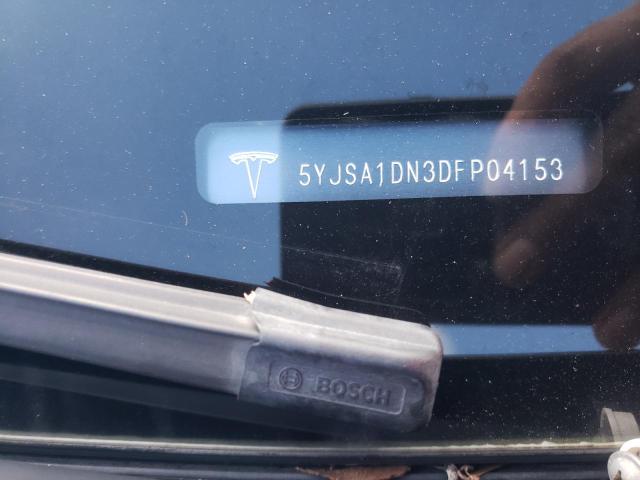 5YJSA1DN3DFP04153 - 2013 TESLA MODEL S Կանաչ լուսանկար 12