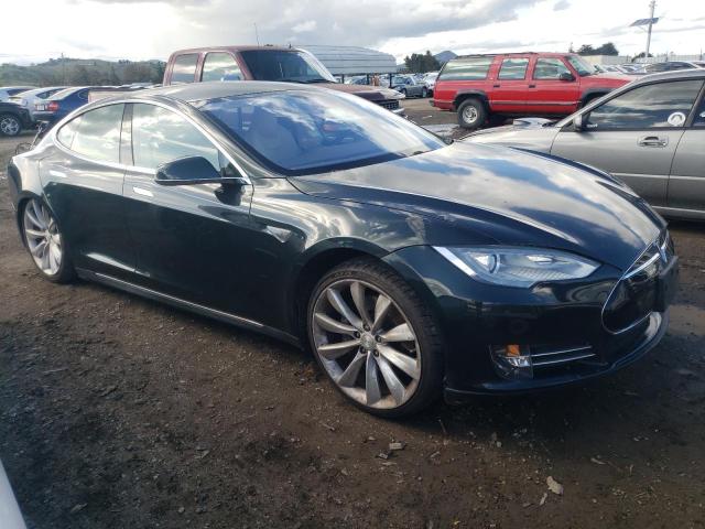 5YJSA1DN3DFP04153 - 2013 TESLA MODEL S GREEN photo 4