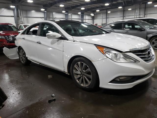 5NPEC4AC5EH814362 - 2014 HYUNDAI SONATA SE WHITE photo 4