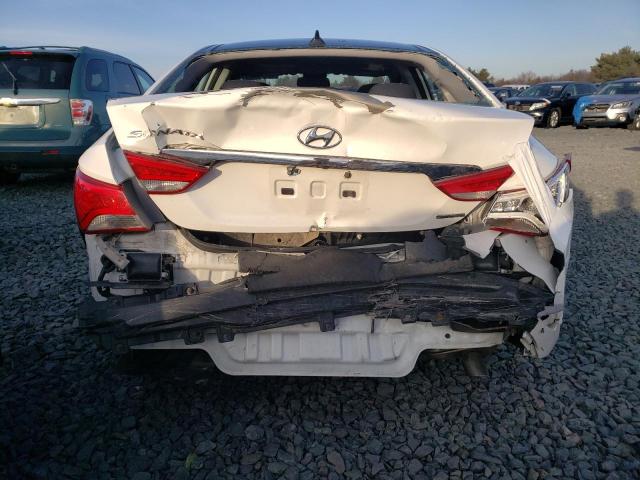 5NPEC4AC5EH814362 - 2014 HYUNDAI SONATA SE WHITE photo 6