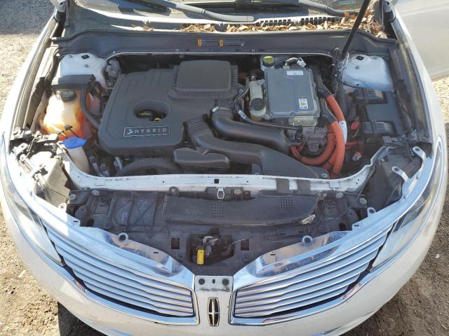 3LN6L2LU0DR813657 - 2013 LINCOLN MKZ HYBRID WHITE photo 11