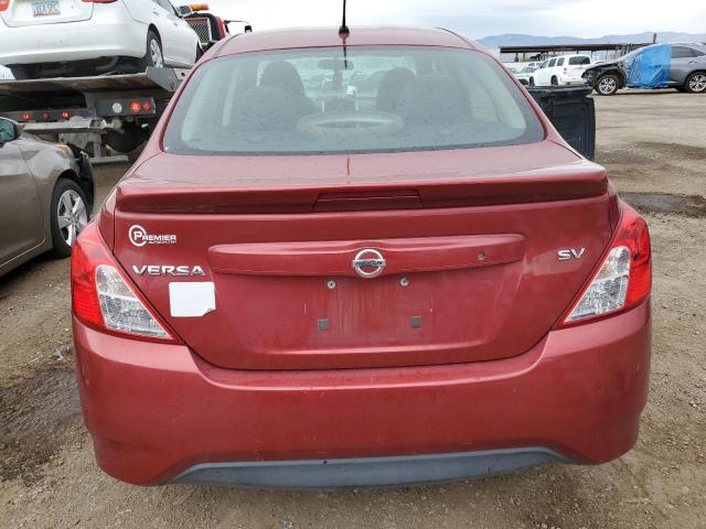 3N1CN7AP0HK427074 - 2017 NISSAN VERSA S RED photo 6