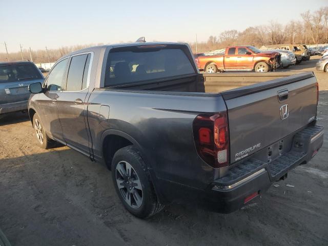 5FPYK3F58JB015826 - 2018 HONDA RIDGELINE RTL GRAY photo 2