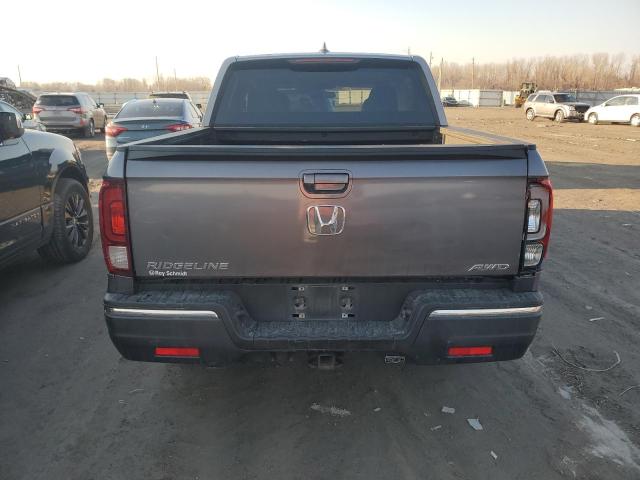 5FPYK3F58JB015826 - 2018 HONDA RIDGELINE RTL GRAY photo 6