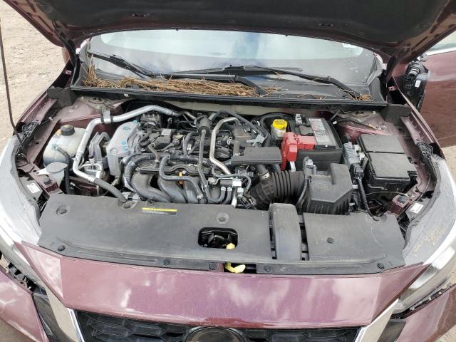 3N1AB8CV5NY289140 - 2022 NISSAN SENTRA SV MAROON photo 11